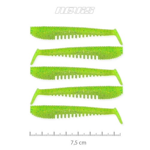 Impulse Shad 7.5cm 5db/cs (Flash Chartreuse)