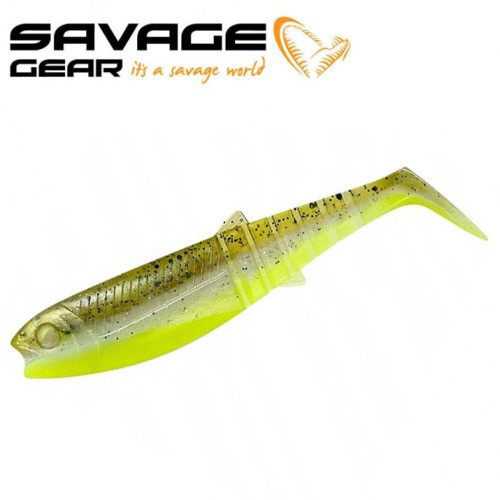 Cannibal Shad 10CM Green Pearl Yellow