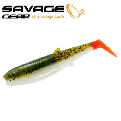 CANNIBAL SHAD 8CM Olive Hot Orange